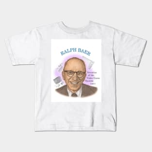 Ralph Baer, Inventor of the Video Game Kids T-Shirt